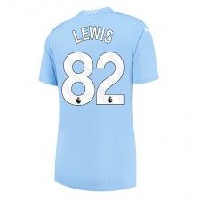 Manchester City Rico Lewis #82 Hjemmedrakt Kvinner 2023-24 Kortermet